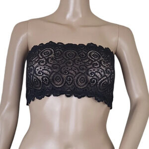 Free People Intimately Seamless & Lace Reversible Black M/L